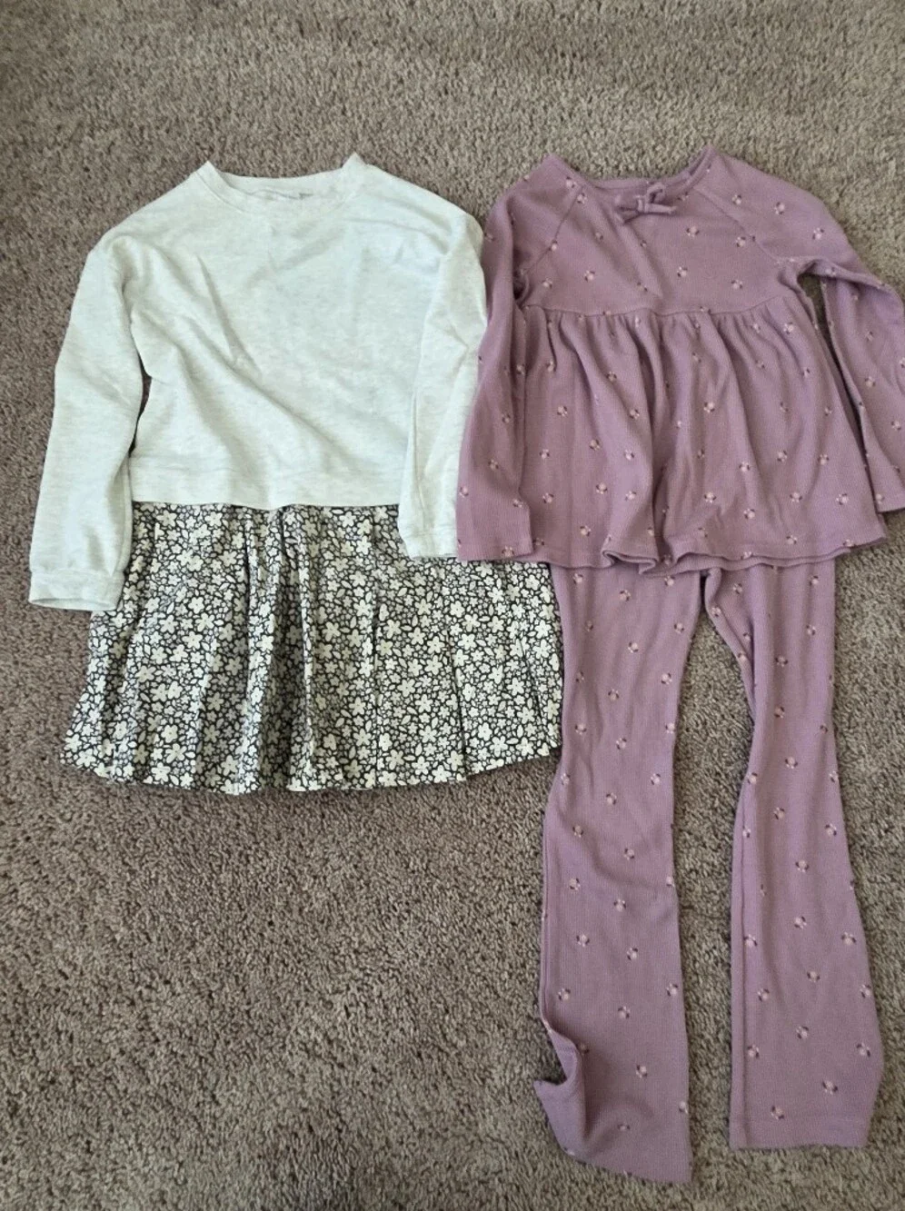 Set of 5 Carter's Girl's Outfits Size 8